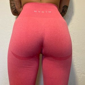 NVGTN HOT PINK CONTOUR LEGGINGS